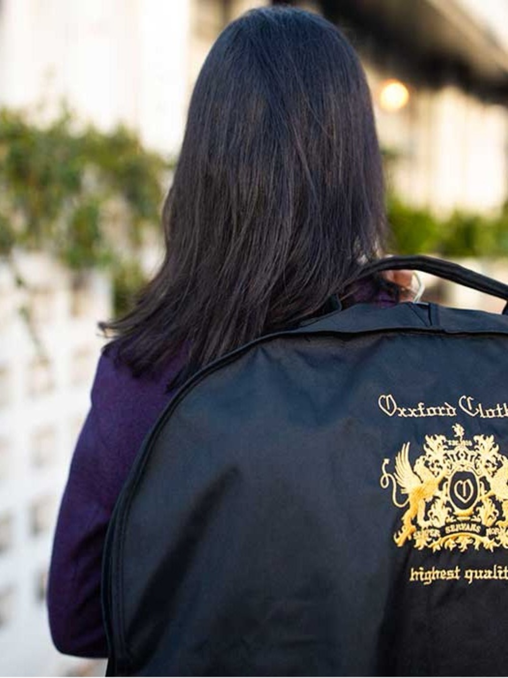 5 Oxxford Garment Bag - Hanging Travel Bag for suits and dresses.